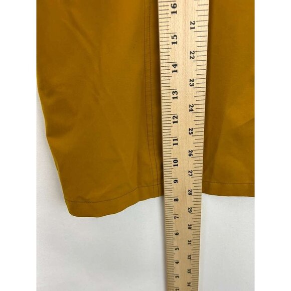 Arc'teryx Men's Size Small Button Up Short Sleeve Shirt Mustard Yellow - Picture 5 of 11